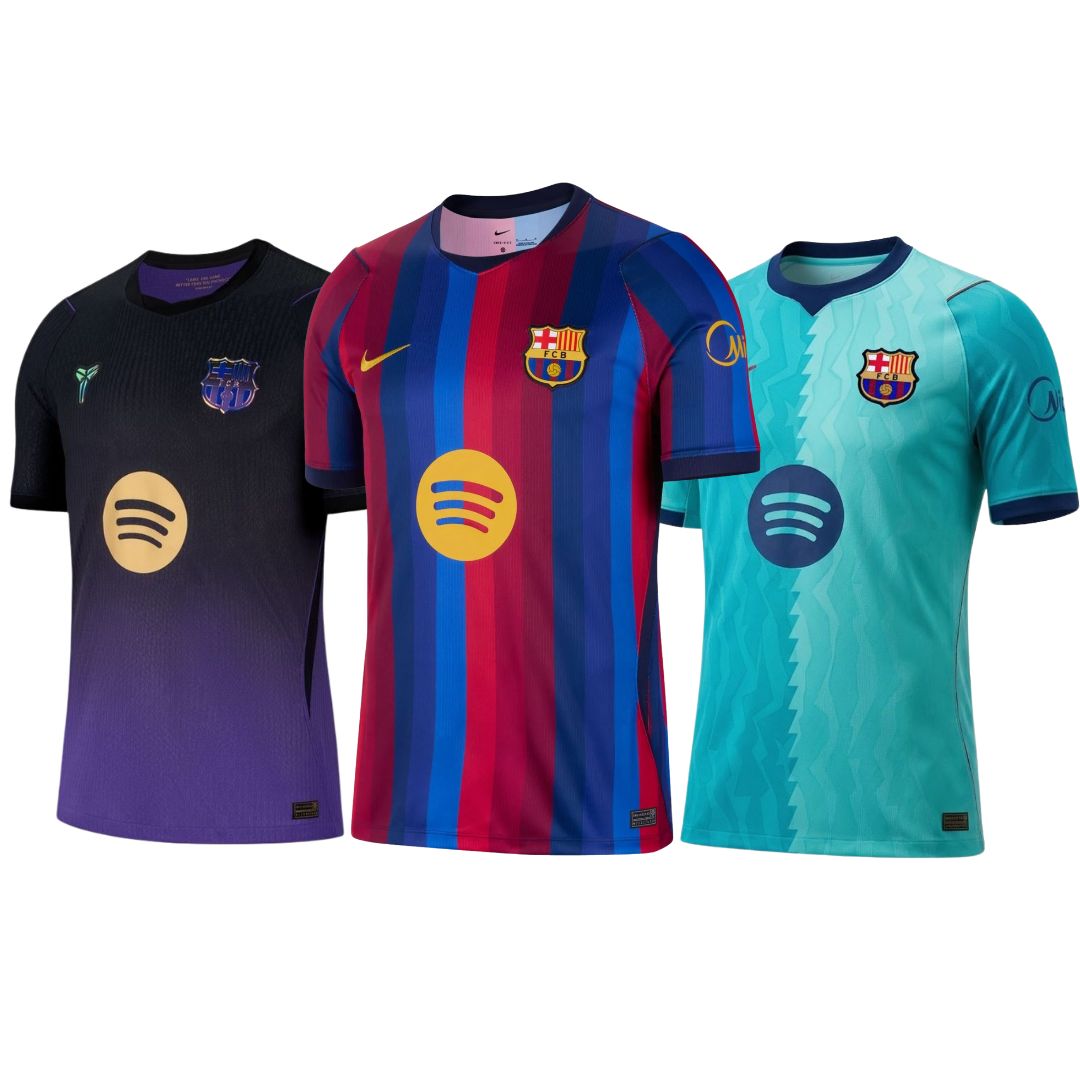 Barcelona Home, Away and Third 26/27 Jersey
